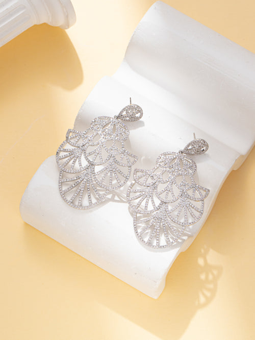 Chandelier Style Rhinestone Dangle Party Earring
