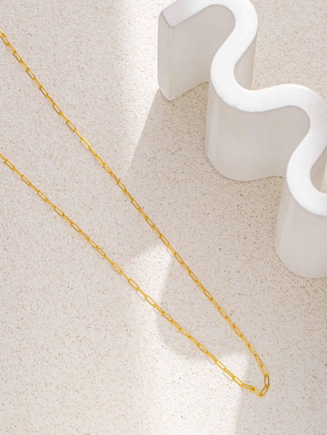 Classic 14K Gold Rectangle Pendant Necklace | Timeless Elegance ...