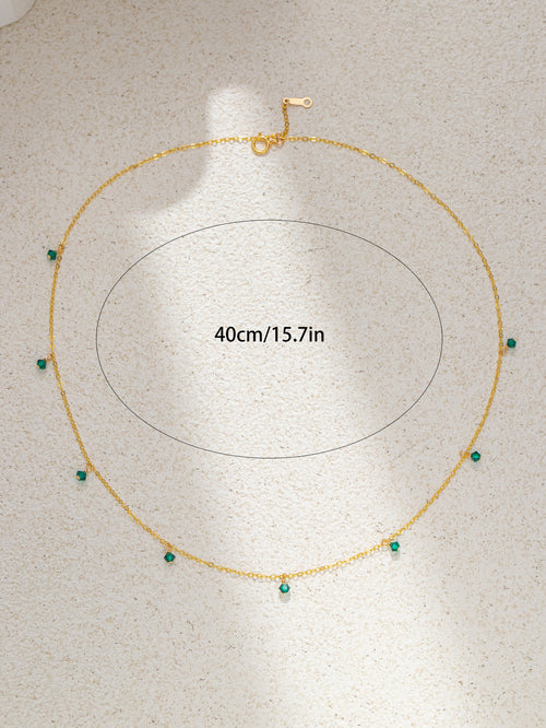 Green Crystal Choker